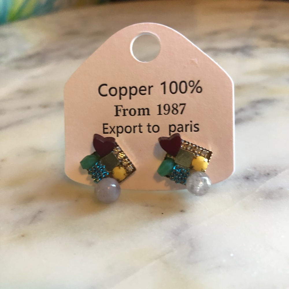 NWT funky stud earrings